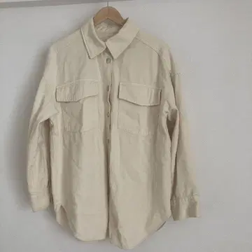 H&M 베이지 셔츠 자켓 M 사이즈