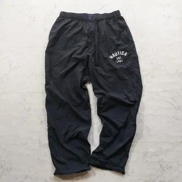 새상품급 노티카 NAUTICA 나일론 트랙 팬츠 L 블랙