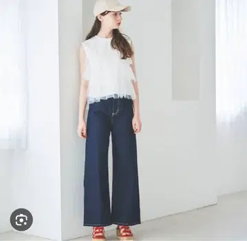 31 Sons de mode [ Lee 콜라보 ] 데님 와이드 팬츠