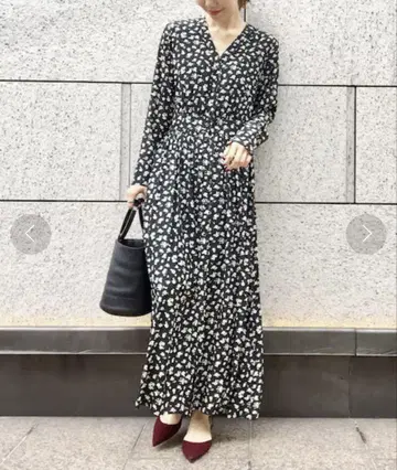 [새상품급] 플라주 빈티지 데신 개더 원피스