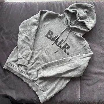 [ 새상품급 ] BALR. 블랙 후드티 S 사이즈 빅 로고