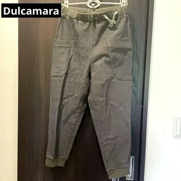 [ 미사용품 ] Dulcamara 두르카마라 그레이 리브 스웨트 팬츠