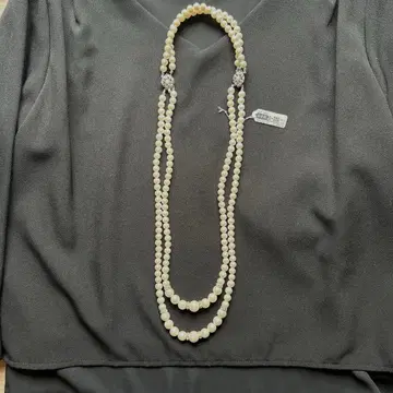 새상품급 펄 목걸이 진주 롱 결혼식 파티 액세서리 목걸이