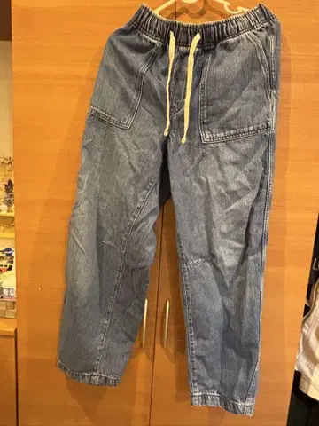 GAP 데님 이지 팬츠 S 사이즈 블루