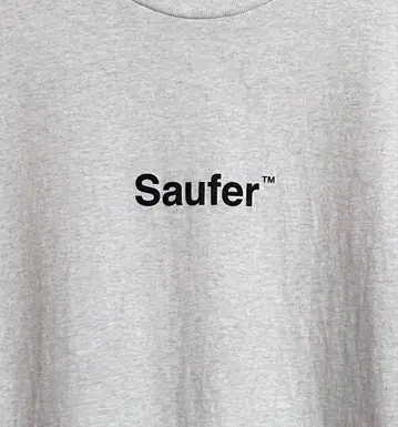 TTNE Saunner saufer 사우퍼 티셔츠 멜란지 그레이 M
