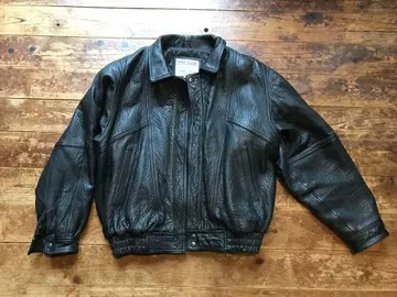 가죽 자켓 FREE ZONE 양가죽 블루종 점퍼 SIZE M