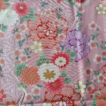 할머니의 Handmade 코이구치 셔츠 (꽃무늬 매실) 원단 샘플