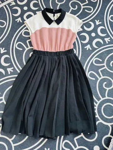 새상품급 kate spade 반팔 플리츠 원피스 S