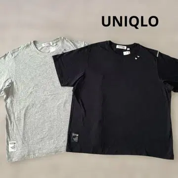 유니클로 T1BOXY/박시T 2장 세트