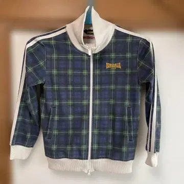 LONSDALE 체크 무늬 집업 자켓