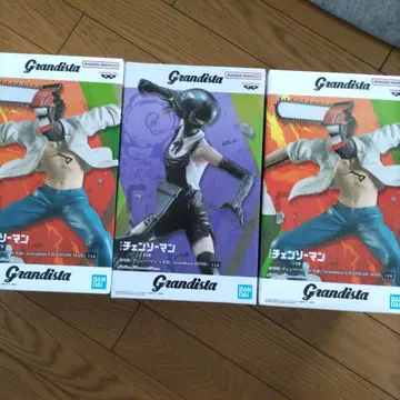 BANDAI Grandista 체인소 맨 피규어 세트