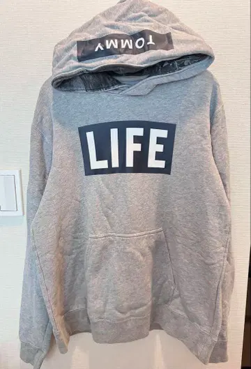 [ TOMMY ] 후드 부착 후드티 L 남녀 공용