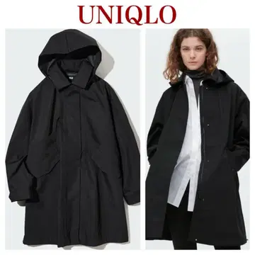 새상품급 UNIQLO 방수 블록 테크 코트 모즈 코트 R-8043