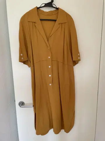 머스타드 셔츠 원피스 vintage 나카메구로 구제샵 구매