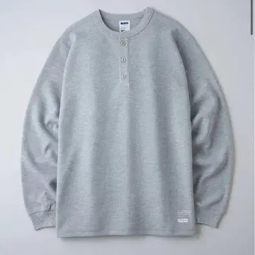 BLUCO 헨리넥 써멀 셔츠 그레이 XL