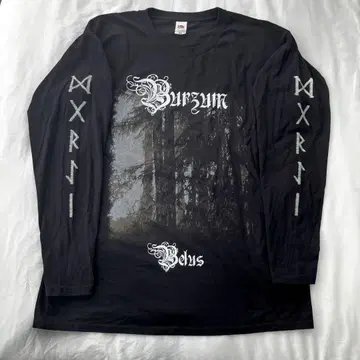 Burzum 불츠음 바즈 Belus 긴팔 롱티 면100% 블랙 L
