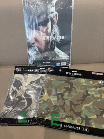 메탈기어솔리드 제일복권 E상 G상 세트 판매