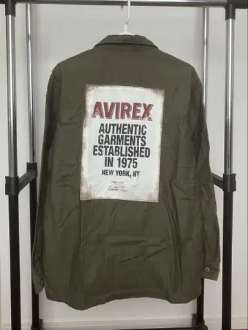 AVIREX 남성용 긴팔 셔츠 밀리터리 자켓