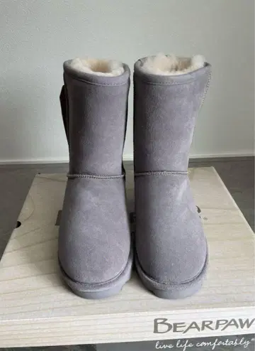 [ 23cm ] BEARPAW 베어파우 여성용 어그 부츠 그레이