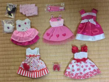 [ 미사용 ] 리카짱 핑크 드레스 세트 + 잡화