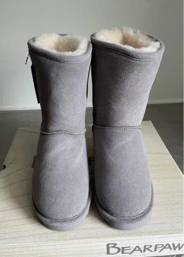 [ 24cm ] BEARPAW 베어파우 여성용 어그 부츠 그레이