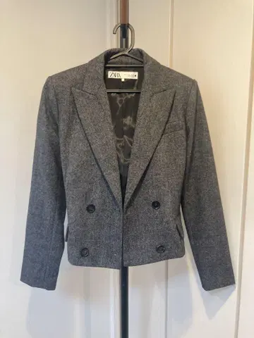 ZARA 자라 여성용 그레이 테일러드 자켓 S 사이즈