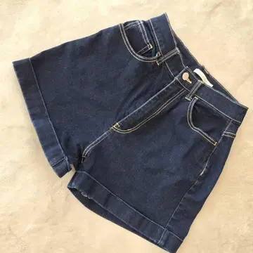 BROWNY STANDARD 데님 숏팬츠 S 인디고 블루
