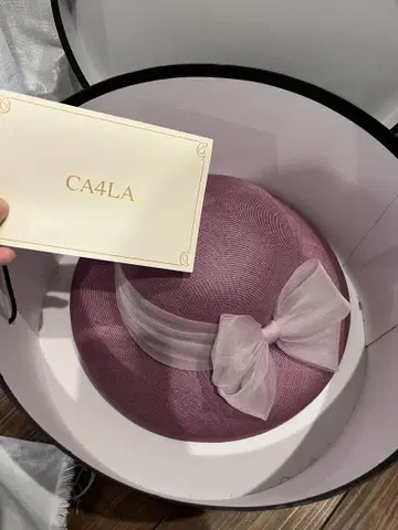 카시라 Ca4la 리본 햇