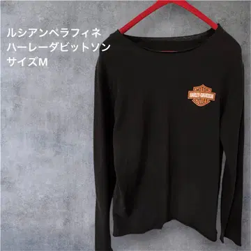 Lucien 펠렛 파이너 할리데이비슨 롱T셔츠 블랙