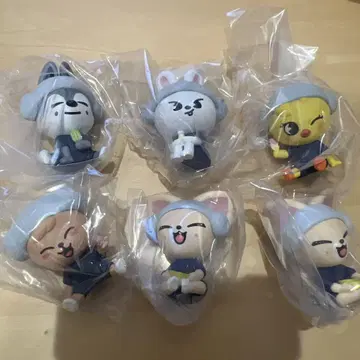 SKZOO 사우나 피규어 6개 세트