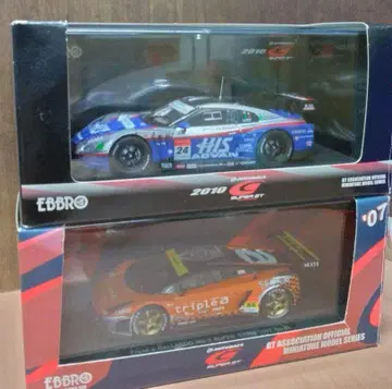 EBBRO 에브로 1/43 Super GT300 등 미니카 2대 세트