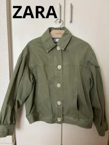 ZARA 데님 카키 자켓 [ M ]
