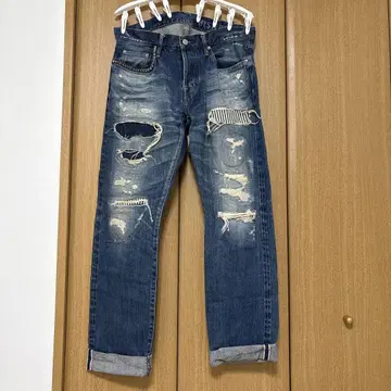 HYSTERIC GLAMOUR 데미지 진 34 사이즈