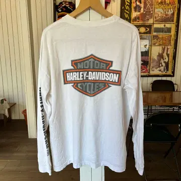 00's Harley Davidson 할리 롱 T셔츠 소매 프린트