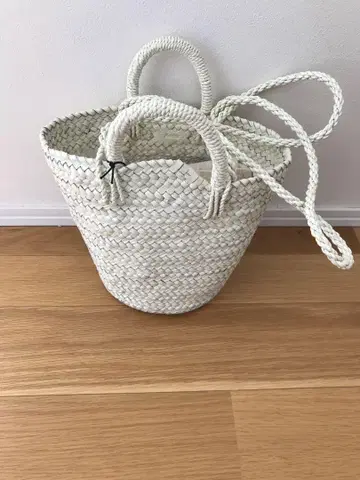 aeta 가죽 바스켓 S 숄더 미사용 화이트