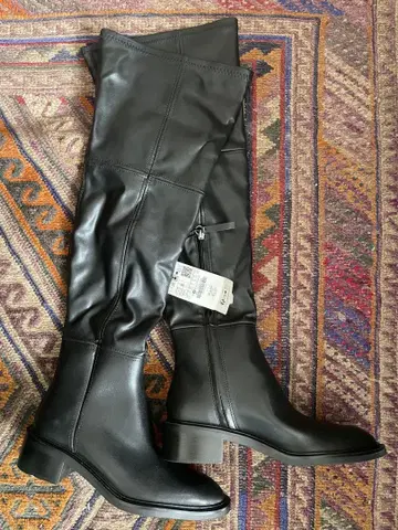 새상품 ZARA 니하이 롱 부츠 사이즈 36