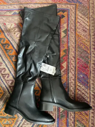 새상품 ZARA 니하이 롱 부츠 사이즈 36