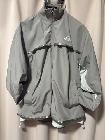 adidas 풀 집업 디자인 자켓 XS