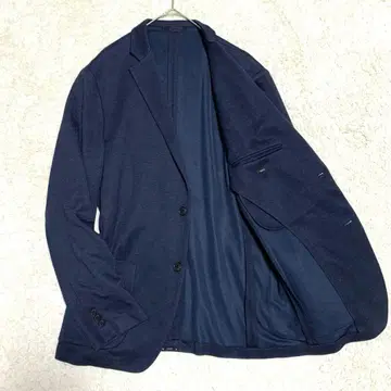 빅 사이즈 미사용 UNIQLO 컴포트 자켓 네이비 XL 사이즈
