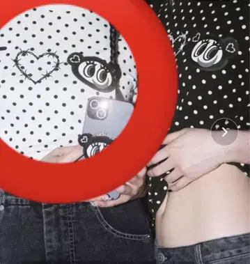 HeartTattoo 모노톤 나카무라 군 T셔츠 엔젤 블루 완판