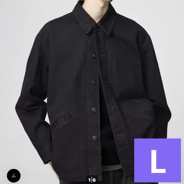 오버 사이즈 컬러 데님 자켓