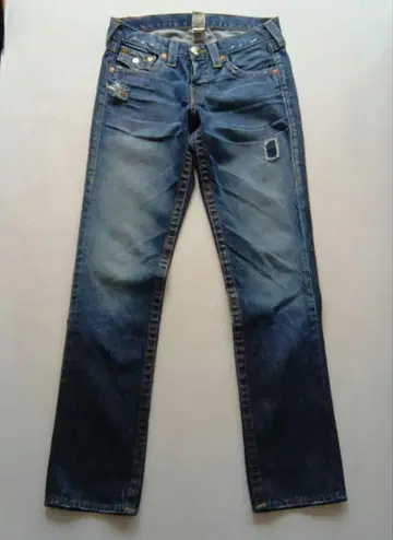 TRUE RELIGION 데미지 가공 데님 USA 제조 26