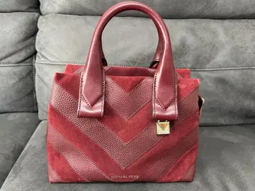 MICHAEL KORS 버건디 핸드백