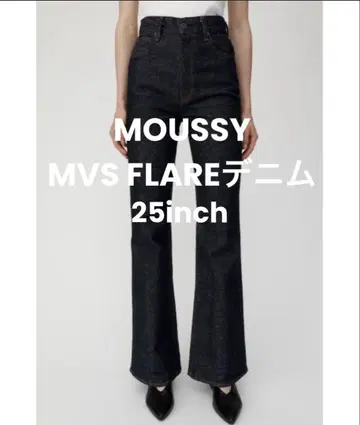 MOUSSY 마우지 MVS FLARE 플레어 데님 원워시 25