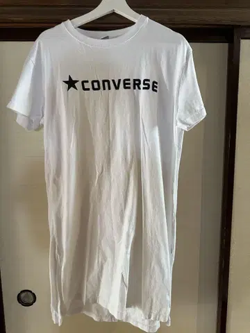 CONVERSE 화이트 T셔츠