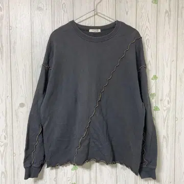 FREAK'S STORE 프릭스스토어 배색 멜로 맨투맨 그레이 F