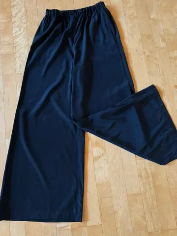 Loungedress 라운지 드레스 와이드 팬츠 블랙 F