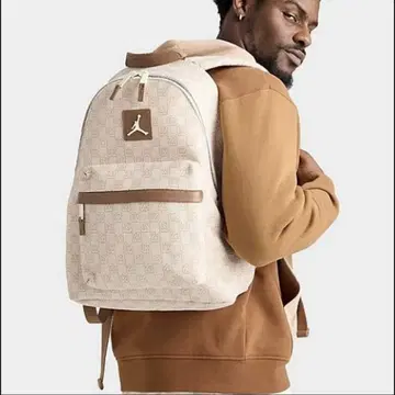 [ NIKE ] 나이키 조던 브랜드 모노그램 백팩 '베이지'
