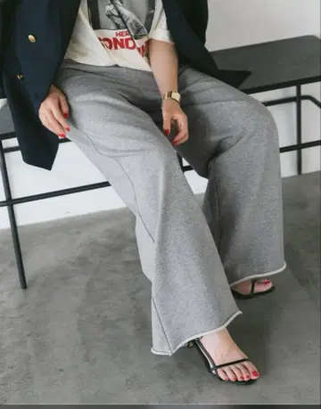 맨투맨 루즈 팬츠