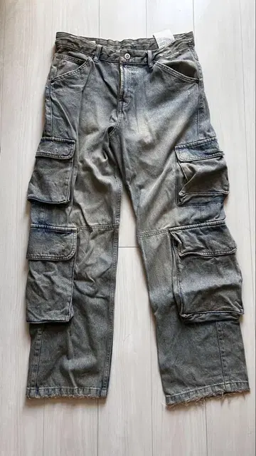 ZARA 데님 카고 팬츠